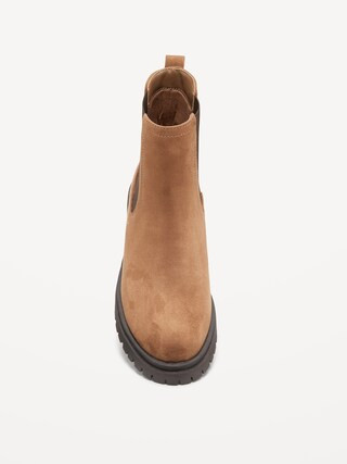 Chunky Heel Chelsea Boot | Old Navy (US)