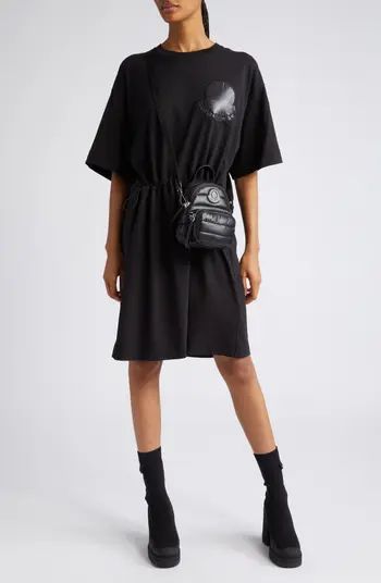 Moncler Toggle Waist Cotton T-Shirt Dress | Nordstrom | Nordstrom