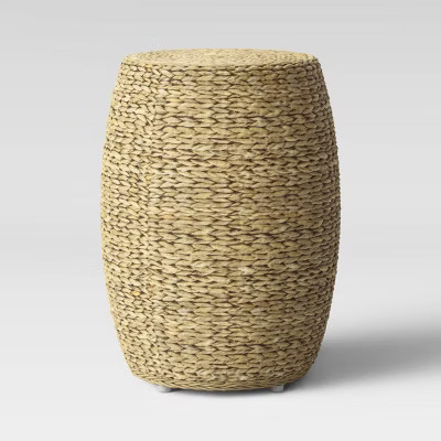 Durham Round Woven Accent Table Natural Brown - Threshold™ | Target