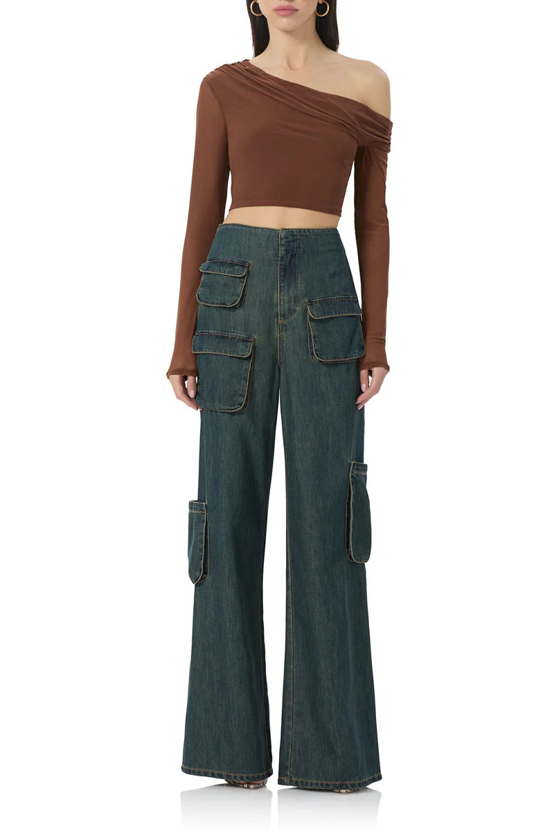 Bria Top - Dark Clay | ShopAFRM