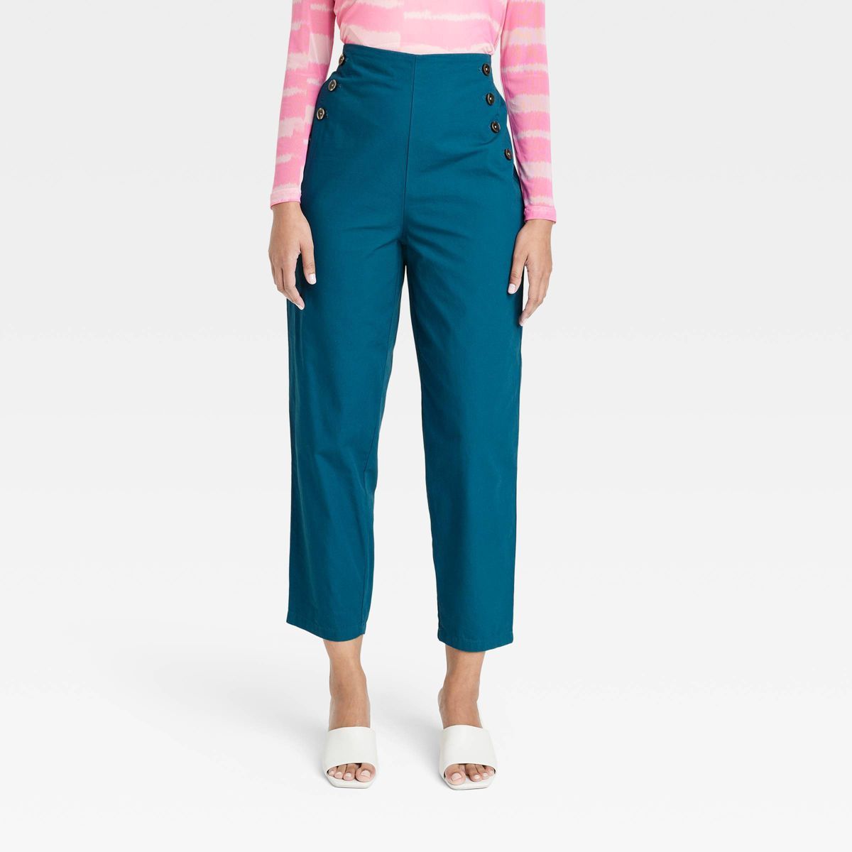 Black History Month Women's House of Aama High Waisted Pants - Blue | Target