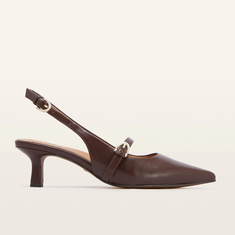 Coco Chestnut Women's Mid Heels | FRANKIE4 | FRANKIE4