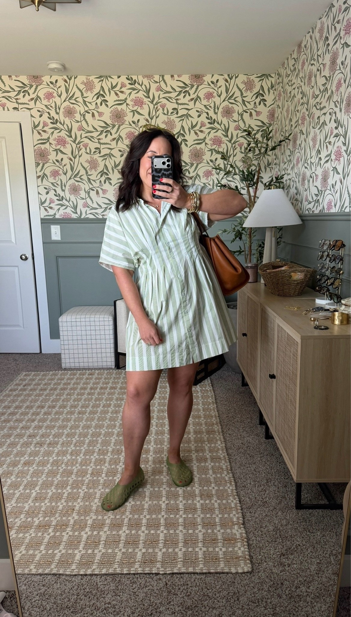 Love this green dress with the matching green Mary Jane flats from Amazon. Such a cute combo for fall!

#LTKSeasonal #LTKMidsize #LTKootd