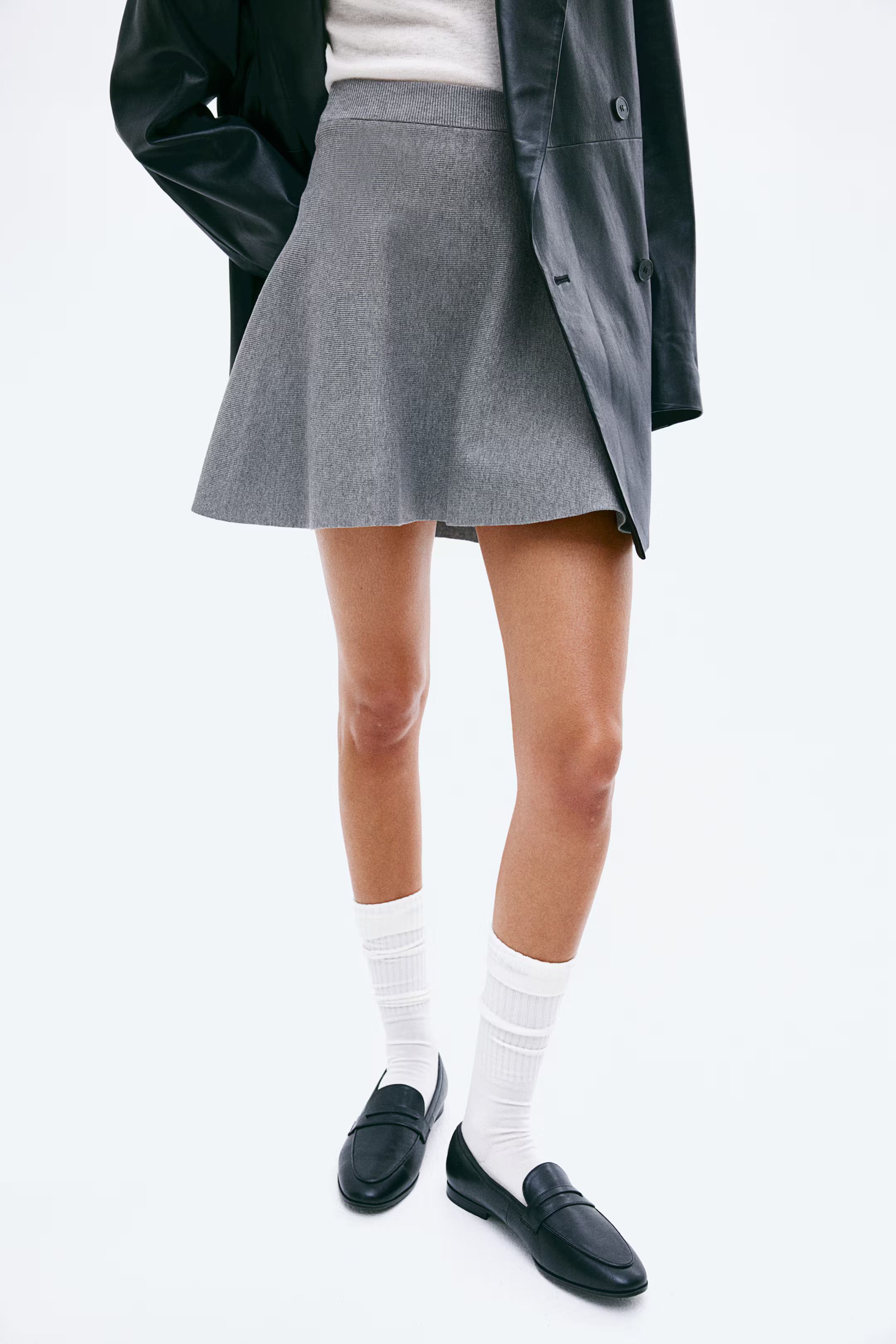 Ausgestellter Strickrock | H&M (DE, AT, CH, NL, FI)