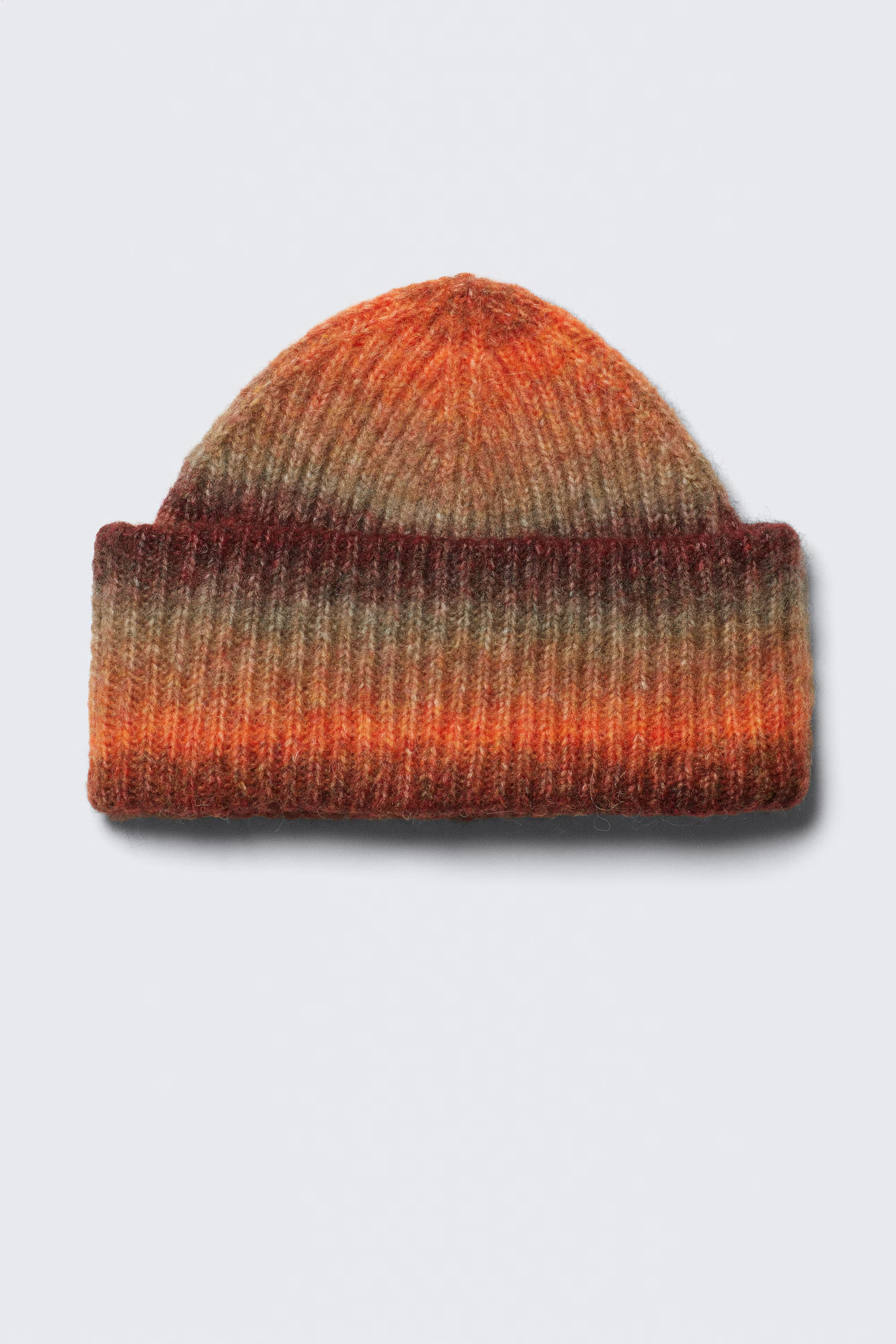 Umgeschlagener Beanie aus Rippstrick | Weekday