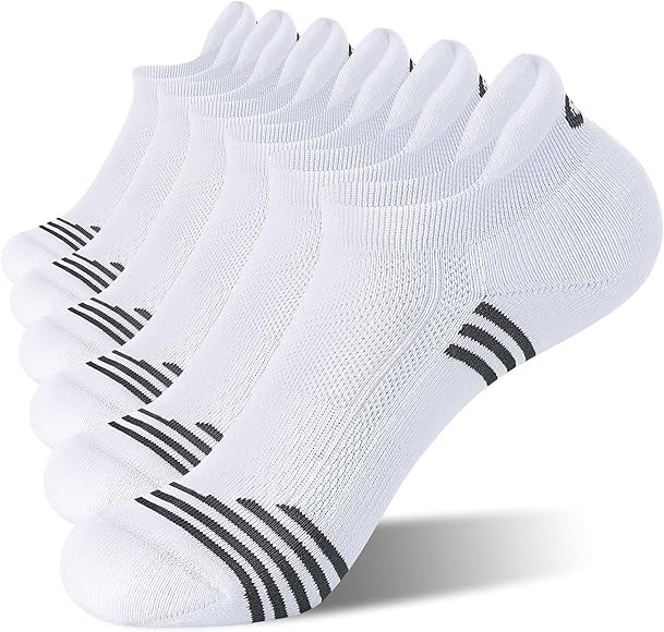 CelerSport 6 Pack Women's Ankle Running Socks Low Cut Athletic Sports Socks | Amazon (US)