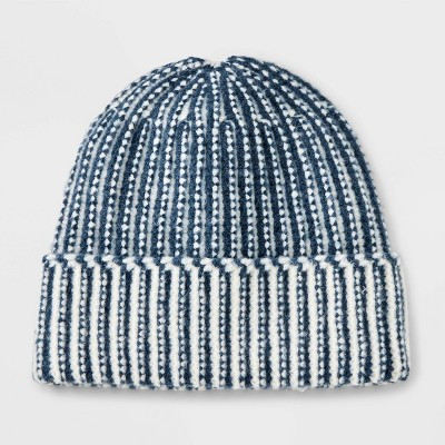 Reversible Knit Beanie - Universal Thread™ Blue | Target