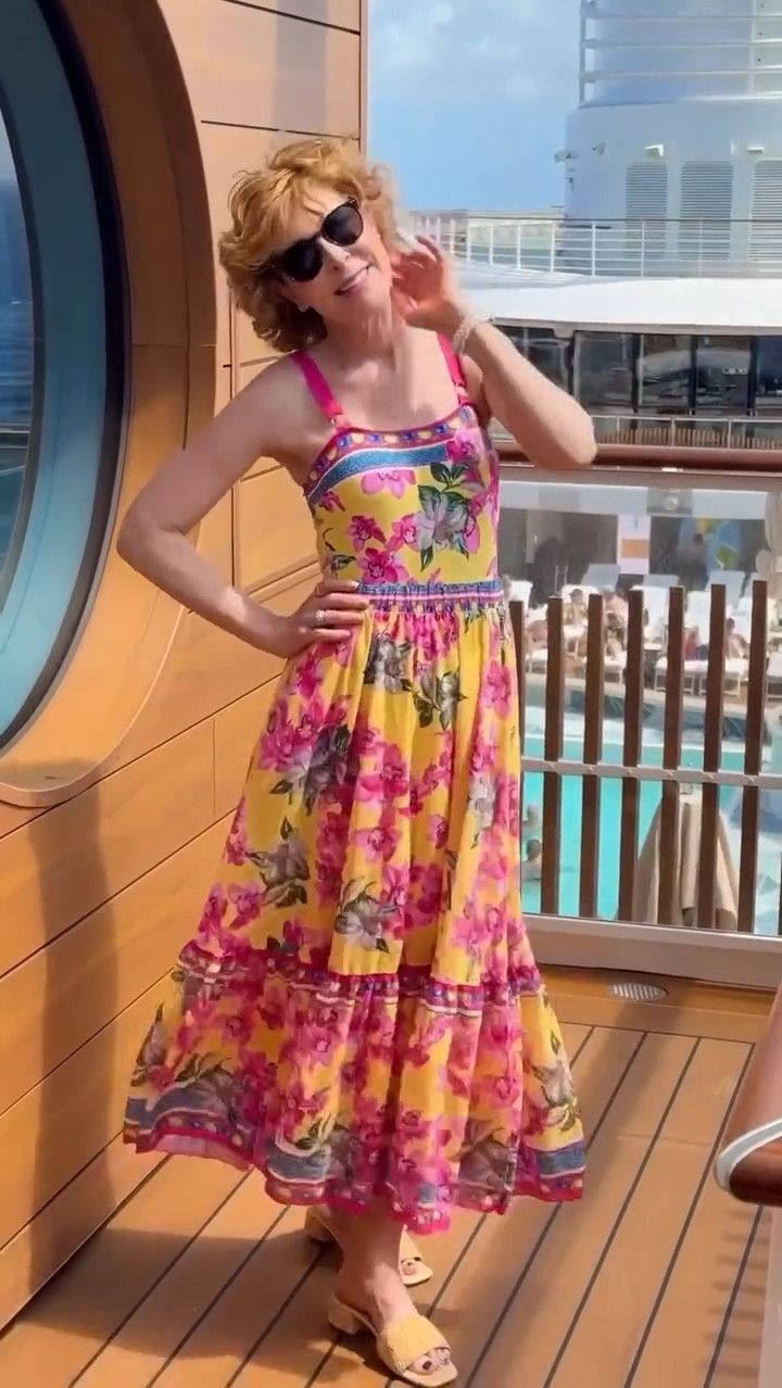 This flaxmaker swimsuit set might be my favorite find from the trip 💛 The bright floral one-piece is so flattering (hello smoothing fit + great coverage), and I love that it comes with the matching midi cover-up dress for an easy, pulled-together look.

If you’re looking for a flattering swimsuit  that feels confident, comfortable, and a little bit fun… this one checks all the boxes. Perfect for cruises, beach vacations, or pool days when you want to feel your best without overthinking it.

#LTKTravel #LTKSwim #LTKSeasonal