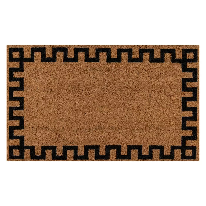 1'6"X2'6" Geometric Woven Door Mat Natural - Erin Gates By Momeni | Target