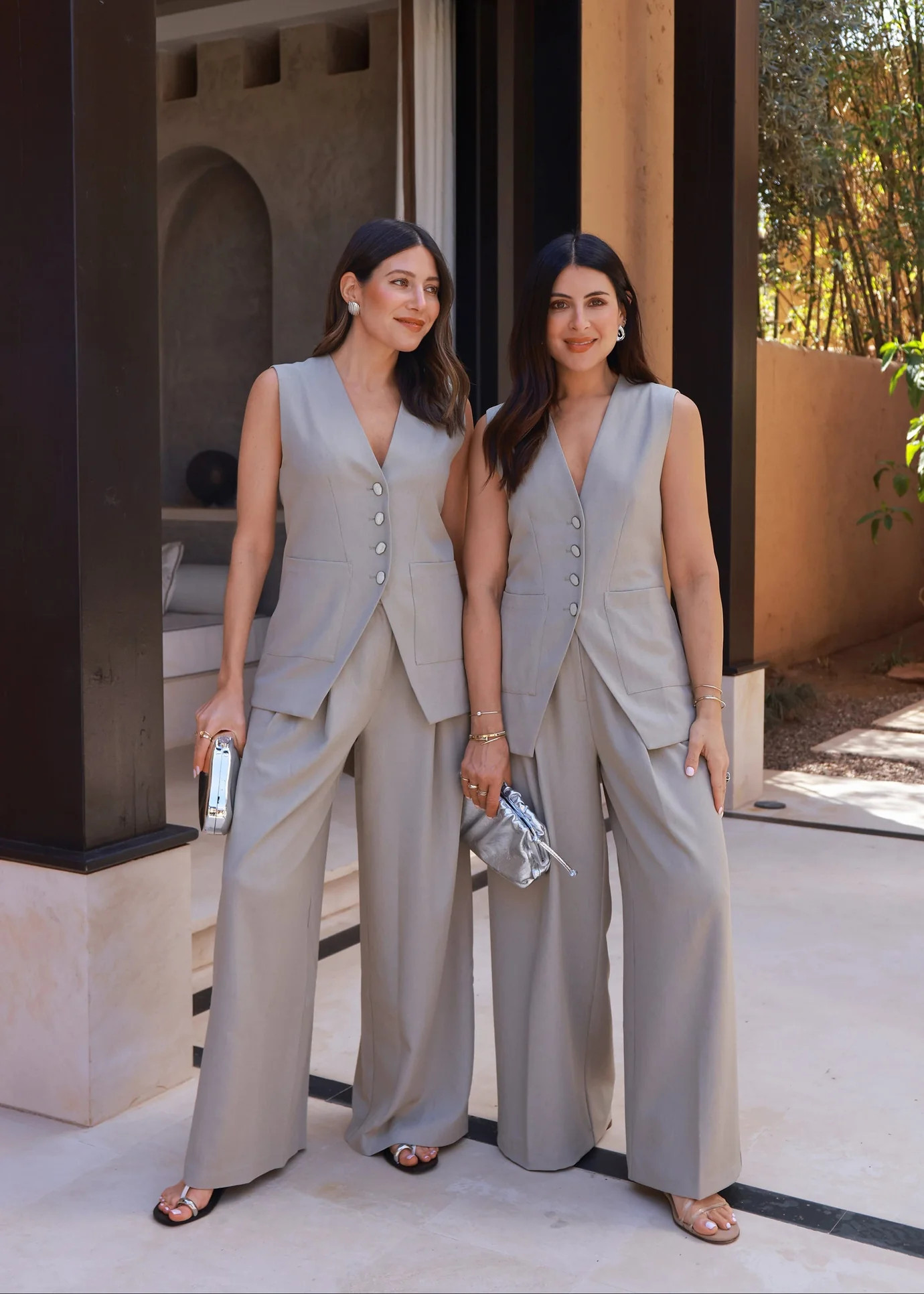 ULTRA WIDE LEG TROUSER - BEIGE | WAT The Brand