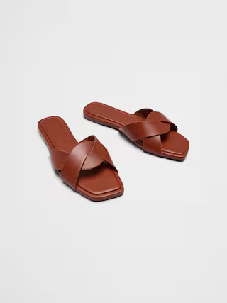 Vegan Leather Braided Sandal | Banana Republic Factory