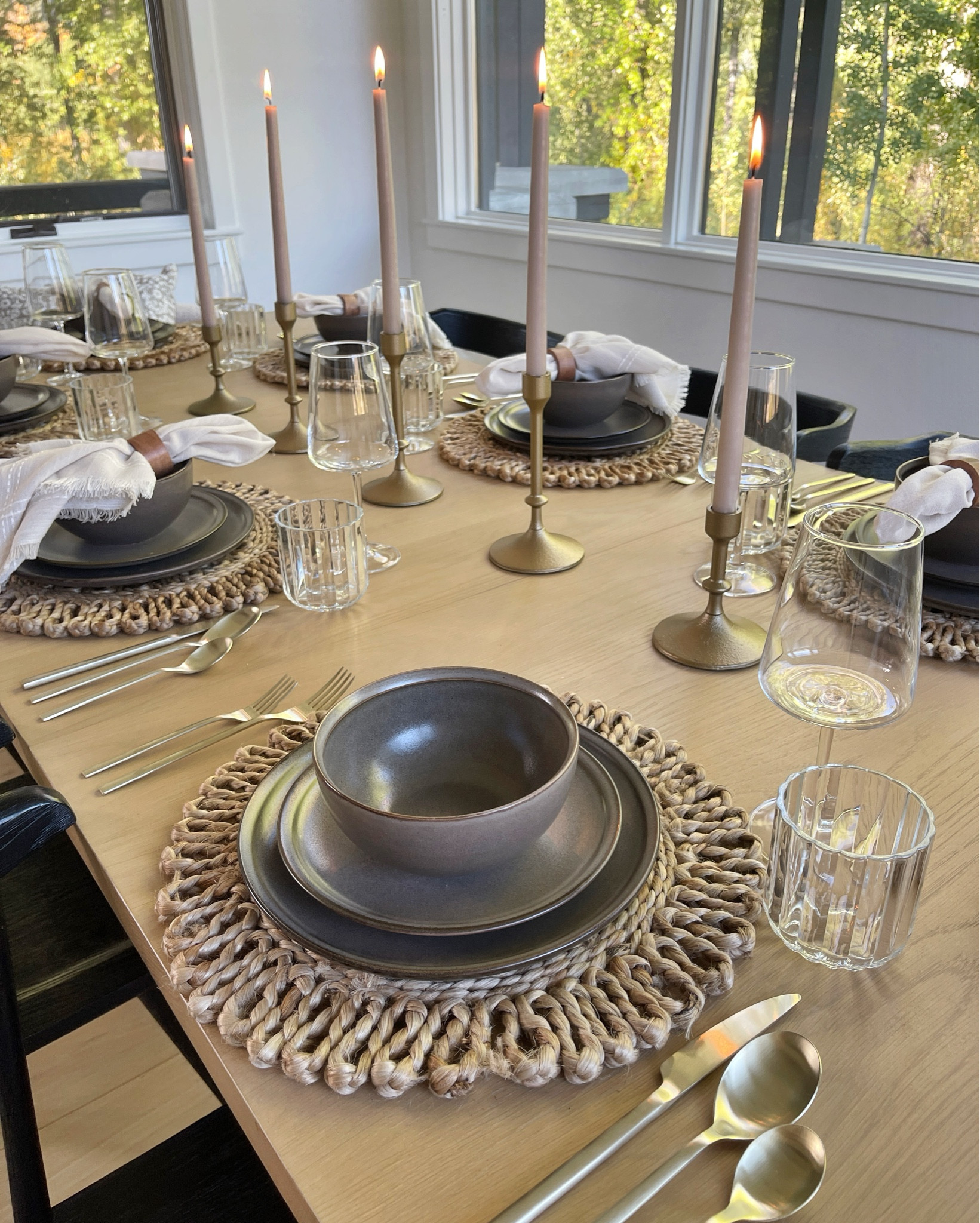 HOME \ affordable fall tablescape 🍂 everything is from Walmart! 

Decor
Dinnerware 
Flatware 
Glasses
Dining table
Chairs 

#LTKFindsUnder50 #LTKSeasonal #LTKHome