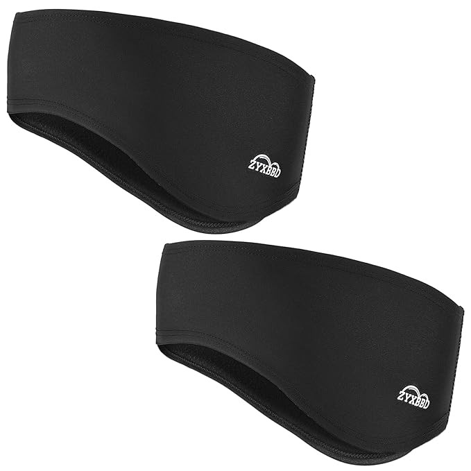 Winter Headbands for Women and Men-Fleece Winter Ear Muffs Jogging Running Hiking Cycling Skiing ... | Amazon (US)