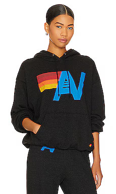 Aviator Nation Logo Pullover Hoodie in Black from Revolve.com | Revolve Clothing (Global)
