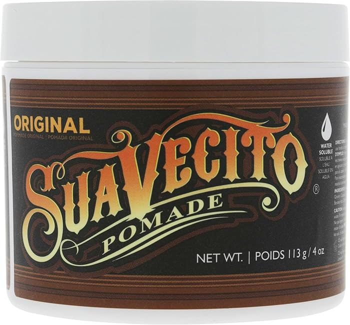Suavecito Pomade For Men - Medium Hold Shine Water Based oz Pack Wax Like Flake All Day Hair Free... | Amazon (US)