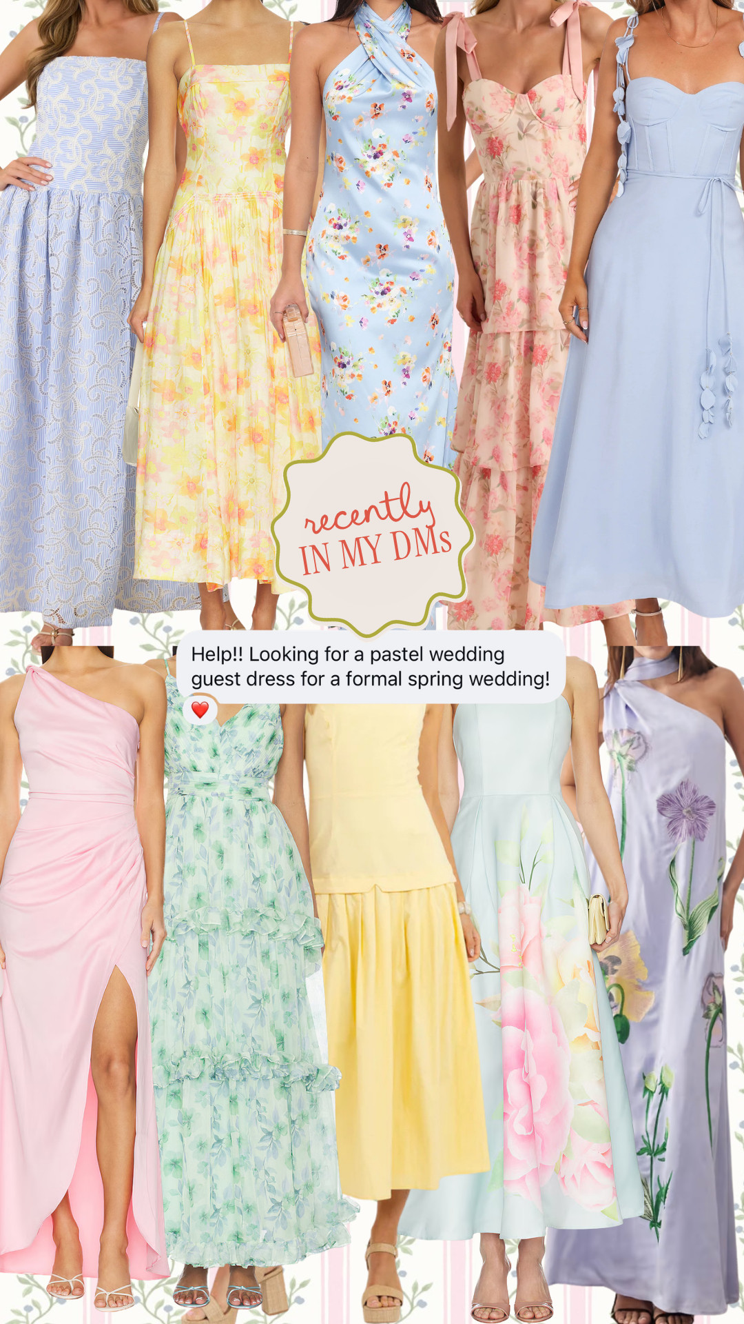 Spring wedding guest dresses!! 

 #LTKWedding