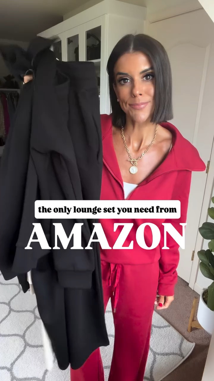 Amazon lounge set you will love! I’m 5’5 and in size small (could have done size xs). Size xs in tank.

#LTKootd #LTKmomlife #LTKdayinmylife
