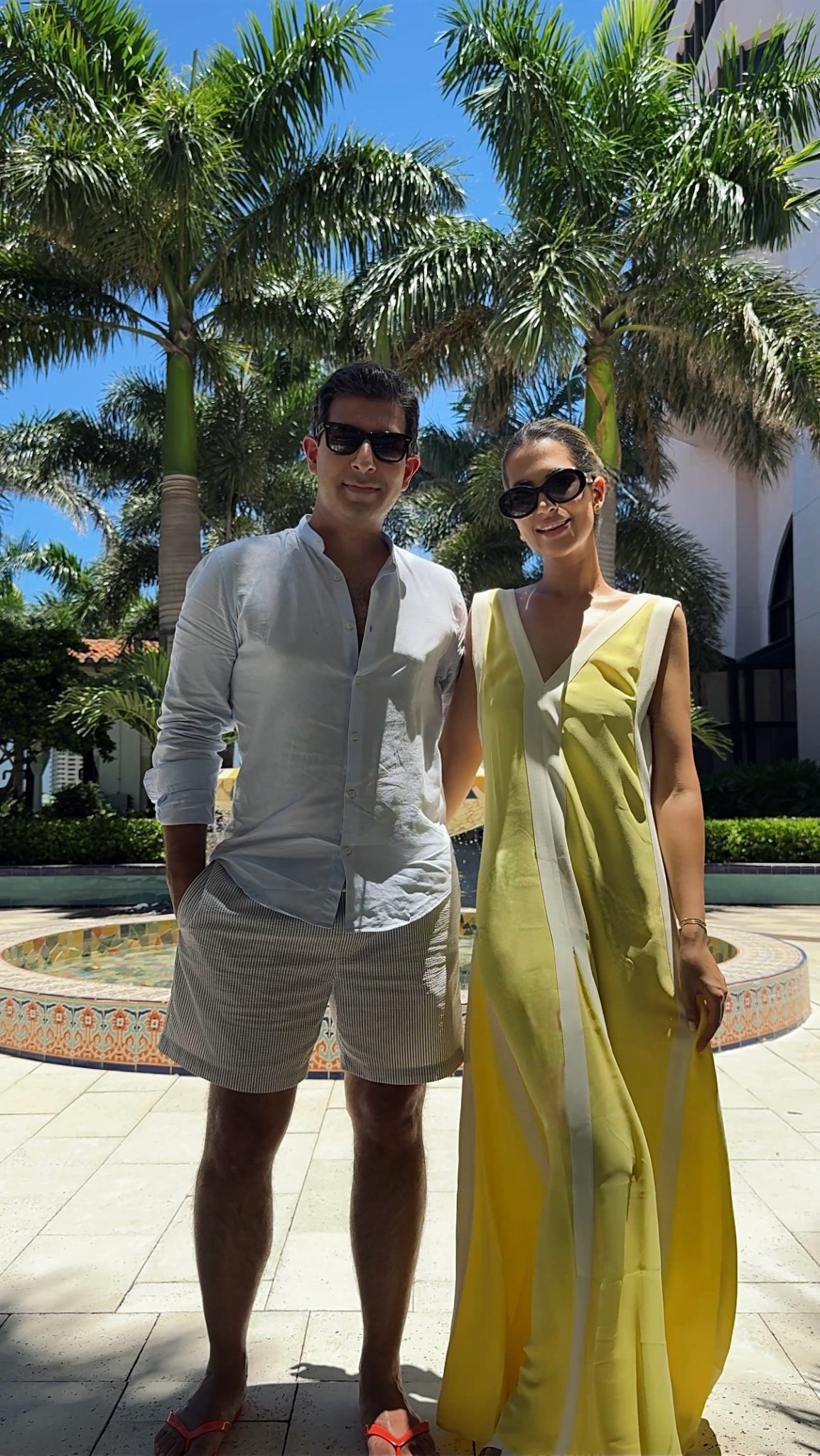 Men’s shirt - linked size M 
Men’s swim shorts - linked size M 
Sunglasses - linked 
Maxi dress - linked size XS
Sunglasses - linked 
Sandals - Oran 37.5 

#LTKSeasonal #LTKTravel #LTKStyleTip