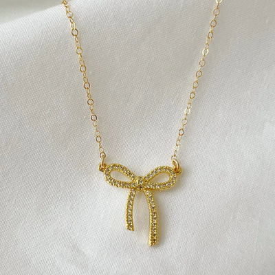 Cecilia Bow Necklace | Carin Rose