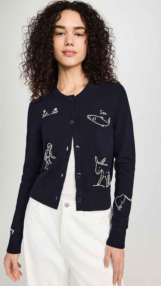 Demi French Workwear Knit Cardigan | Shopbop