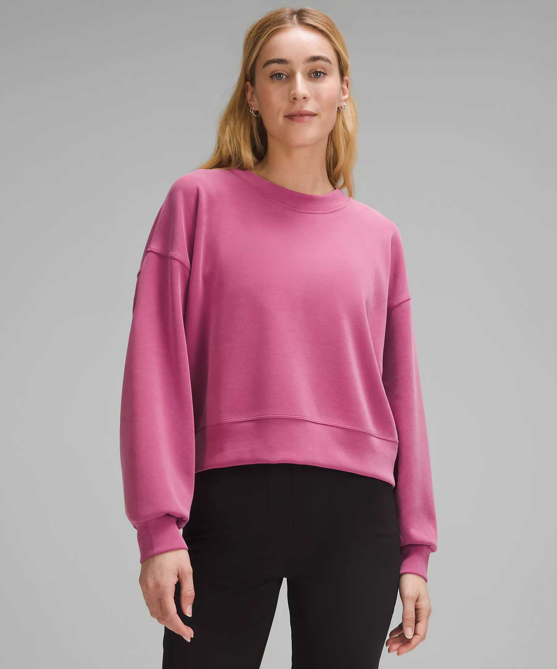 Softstreme Perfectly Oversized Cropped Crew | Lululemon (US)