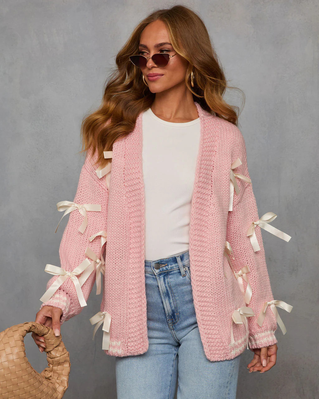Gleeful Grace Bow Detail Cardigan | VICI