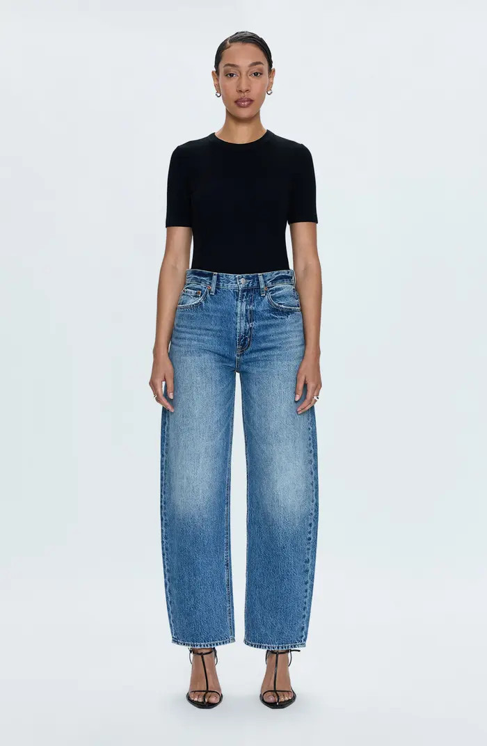 Pistola Wes High Waist Barrel Jeans | Nordstrom | Nordstrom