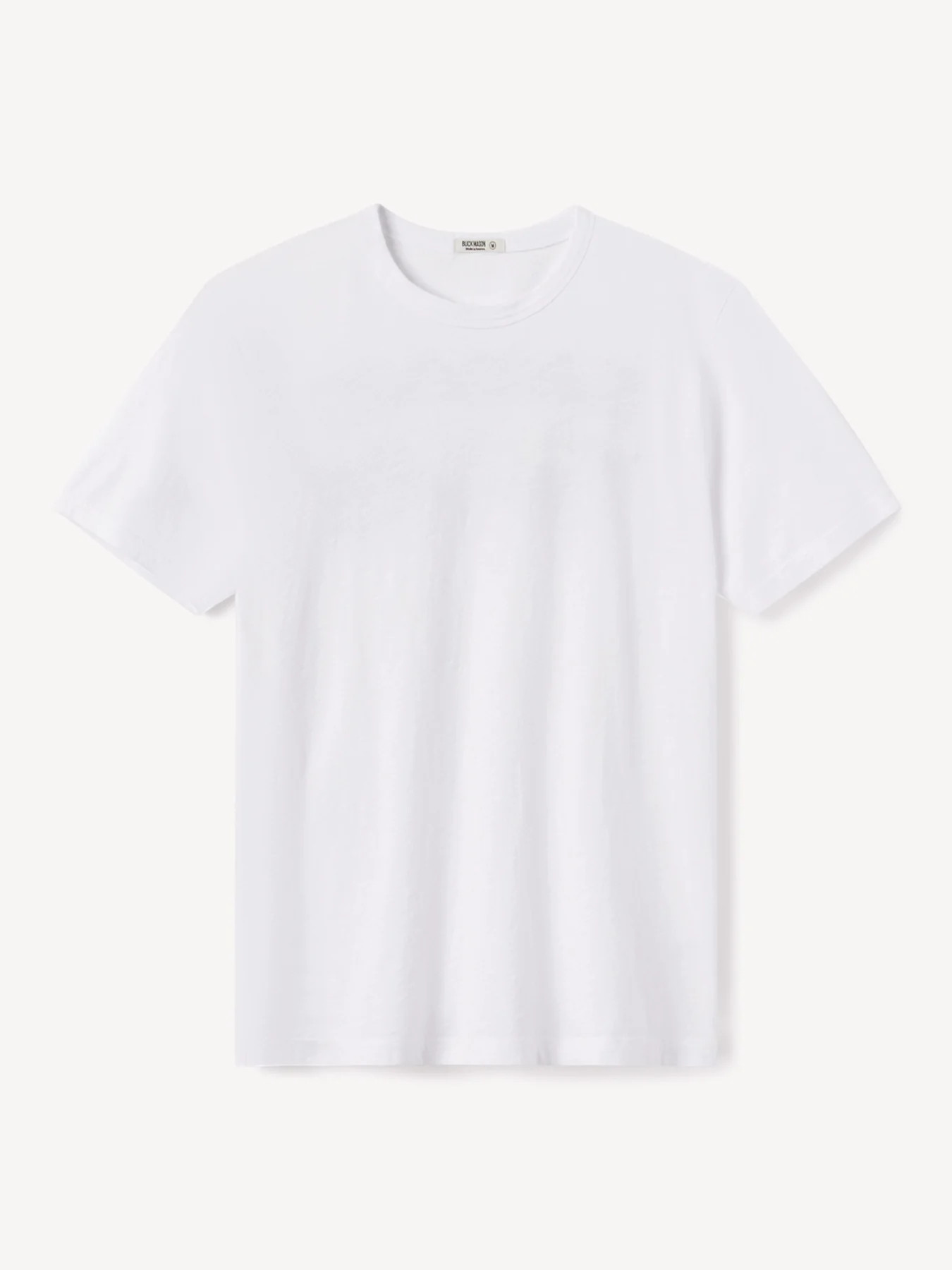 White Slub Classic Tee - Buck Mason- Modern American Classics | Buck Mason