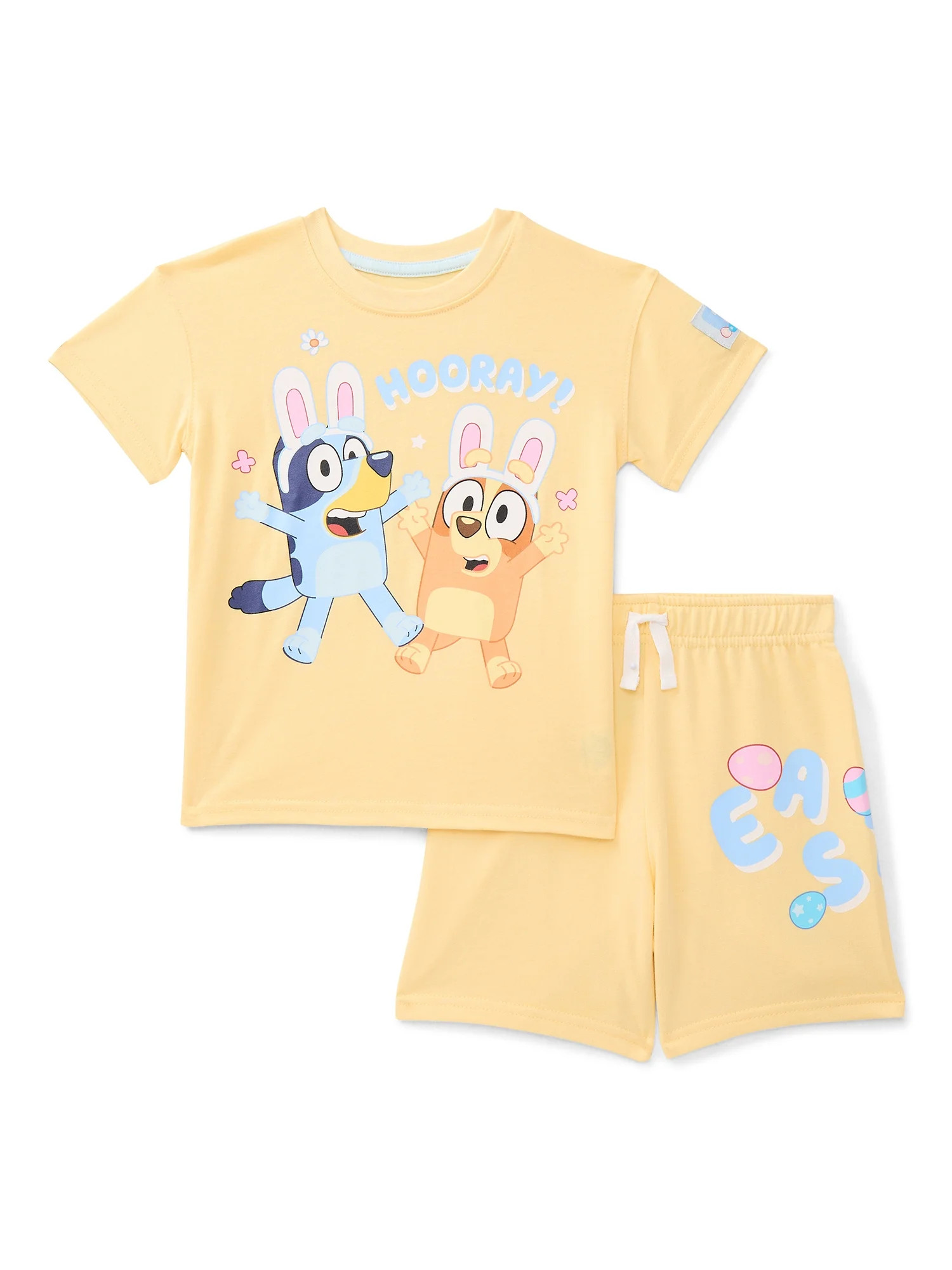 Bluey Toddler Easter Graphic Tee and Shorts Set, 2-Piece, Sizes 12M-5T | Walmart (US)