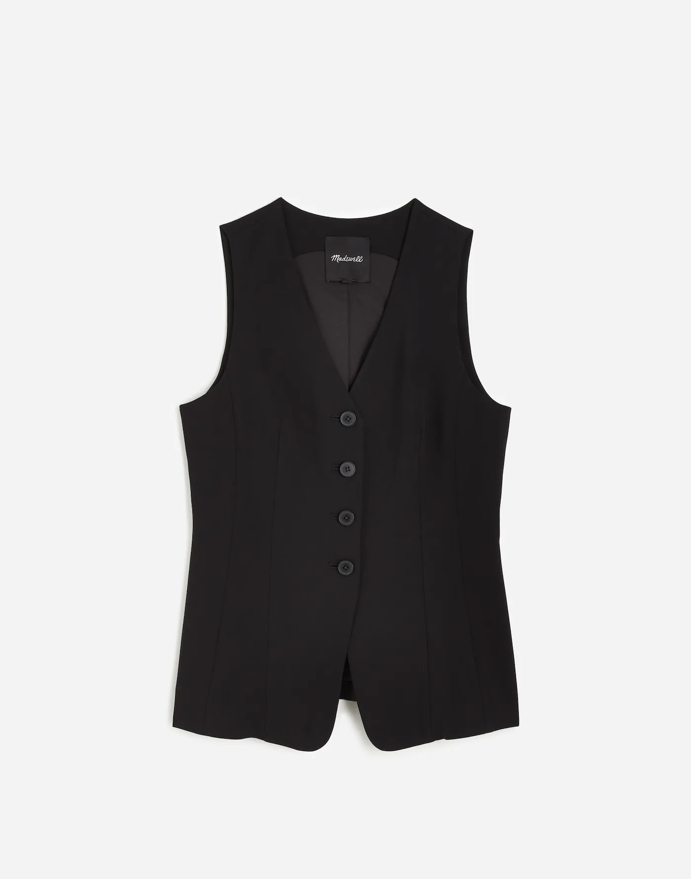 Cutaway Long Vest | Madewell | Madewell