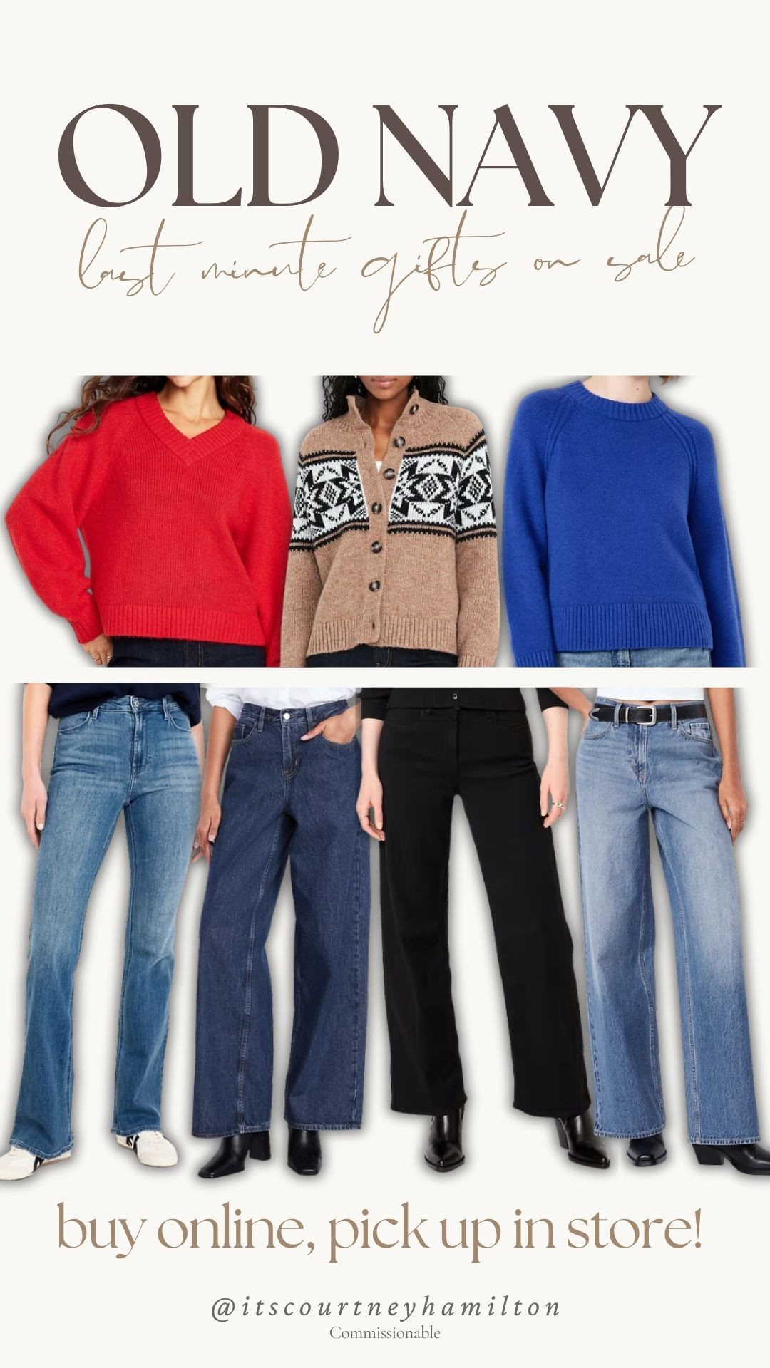 Last minute gifts on sale from Old Navy!! Buy online, pick up in store!

new arrivals, winter fashion, seasonal fashion, denim, sweater, gifts for her, finds under 50, finds under 25, courtney hamilton 

 #LTKHoliday #LTKSeasonal #LTKSaleAlert