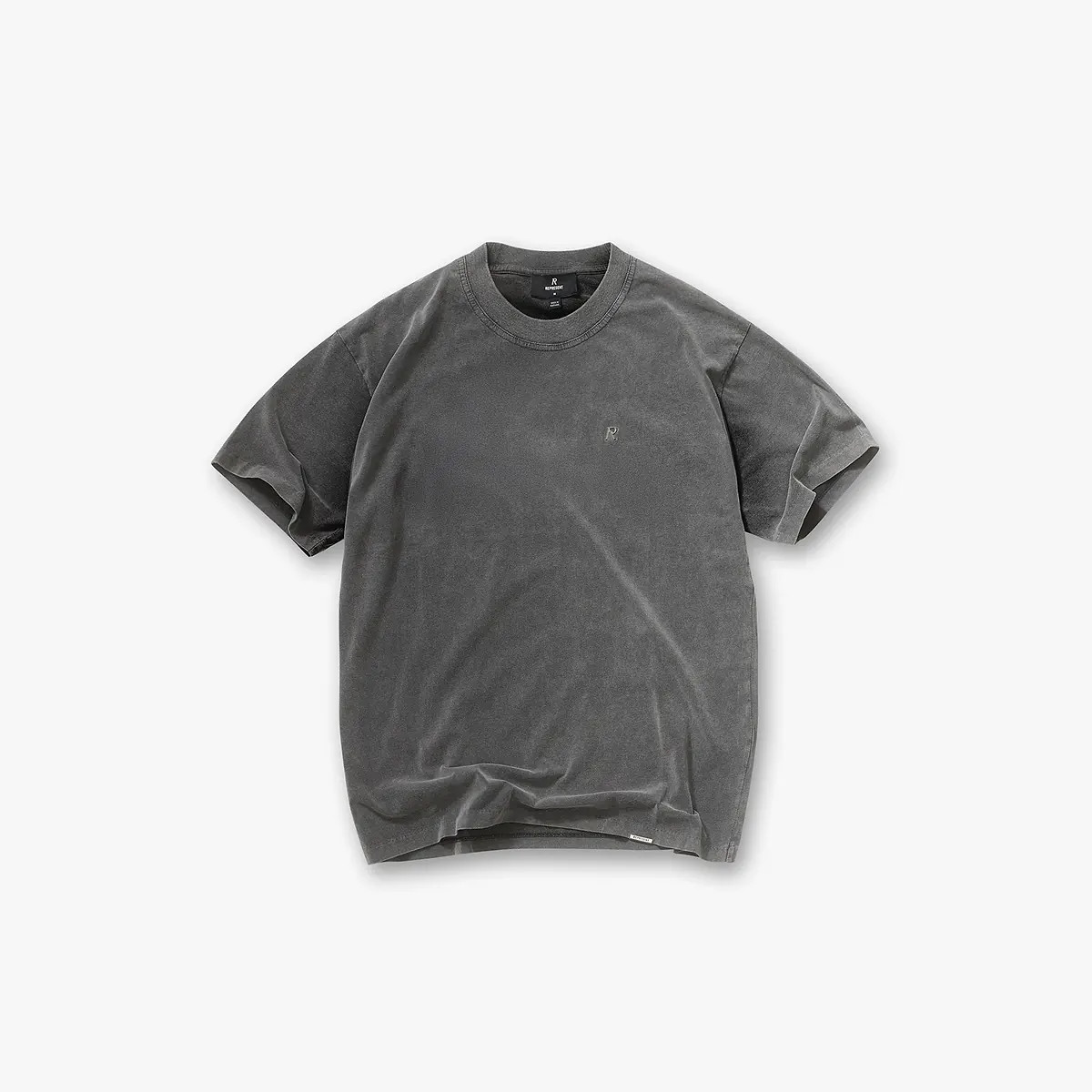Metal Initial R T-Shirt - Vintage Grey | Represent UK