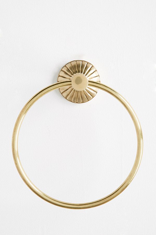 Fluted Towel Ring | Anthropologie (US)