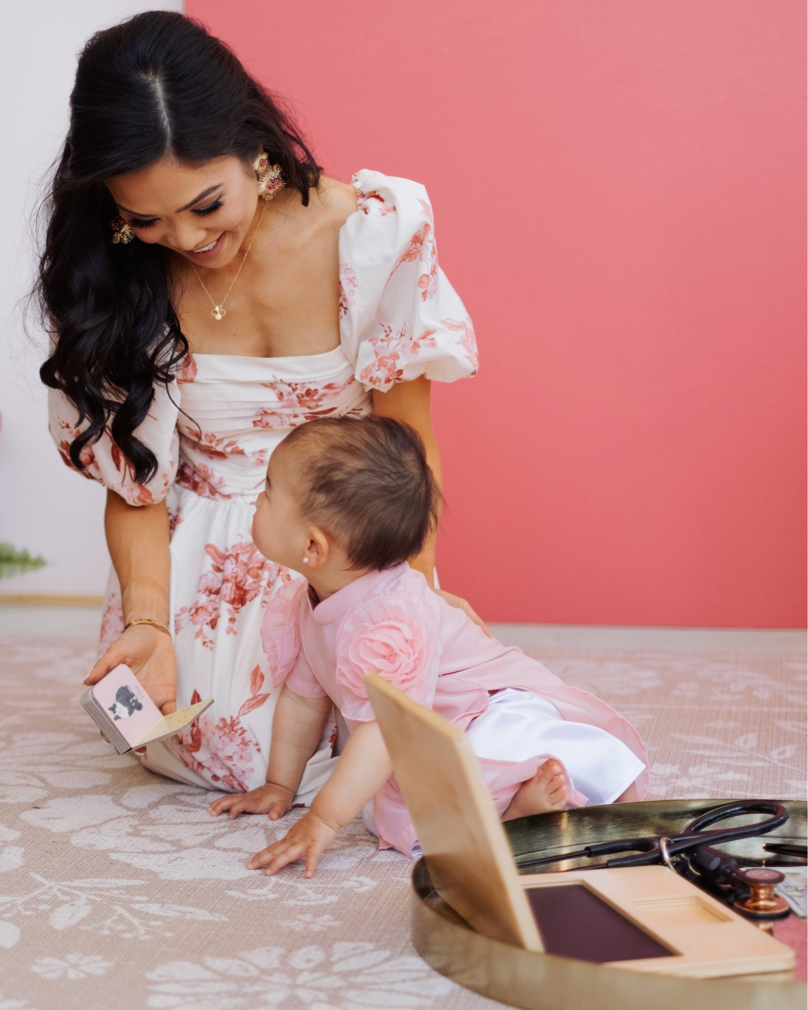 Baby girl’s first birthday party with the Thôi Nôi Vietnamese tradition of picking items to predict their future career! She wore a pink ao dai I purchased more than a year ago. 

#LTKParties #LTKBaby
