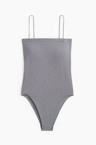 H & M - Body scintillant Seamless - Gris | H&M (FR, IT, ES, PT, BE)