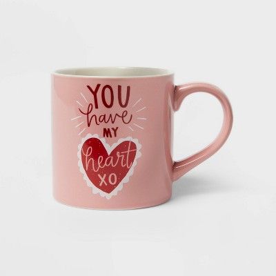 16oz Stoneware 'You have my Heart' Mug - Threshold™ | Target