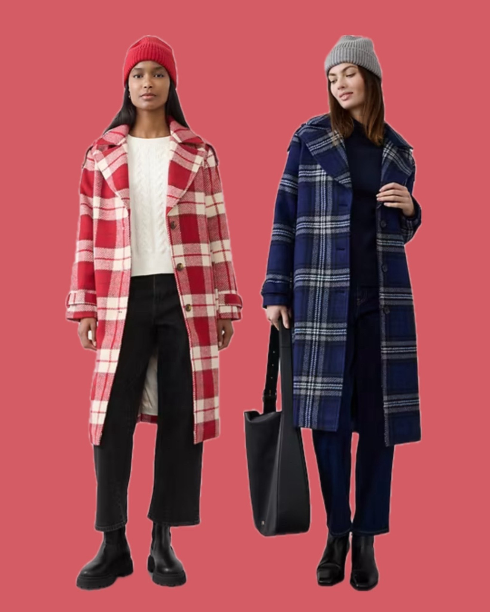 The Banana Republic Factory Red or Dark Blue Plaid Coat is giving timeless winter classic with a little holiday flair. The relaxed, drop-shoulder silhouette makes it easy to layer, and the fully lined interior keeps it warm and polished.

The epaulettes, lapel collar, and structured shape make it look way more luxe than its price tag — a perfect “wear with everything” winter coat that feels festive without trying too hard. 🍒🧣✨

#LTKGiftGuide #LTKCyberWeek #LTKHoliday