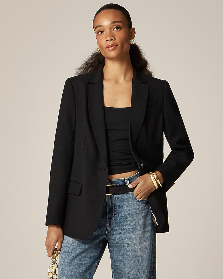 Arden blazer in luster canvas | J. Crew US