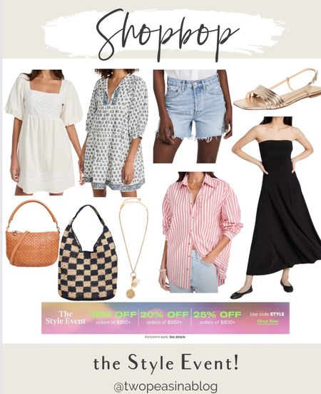 Shopbop The Style Event Sale. Ends tomorrow. Spend more, save more. 15-25% off. Shopbop. 

#LTKSeasonal #LTKsalealert