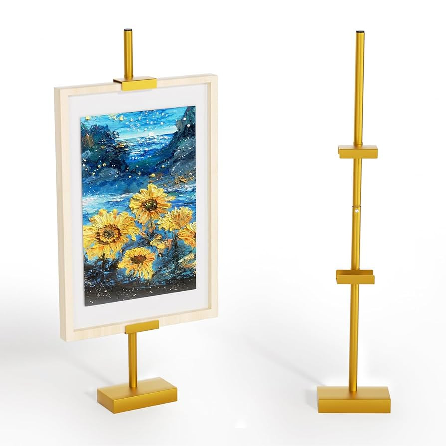 Tabletop Picture Frame Stand, Adjustable for Frames Up to 29" H, Frame Holder Stand Table Easels ... | Amazon (US)
