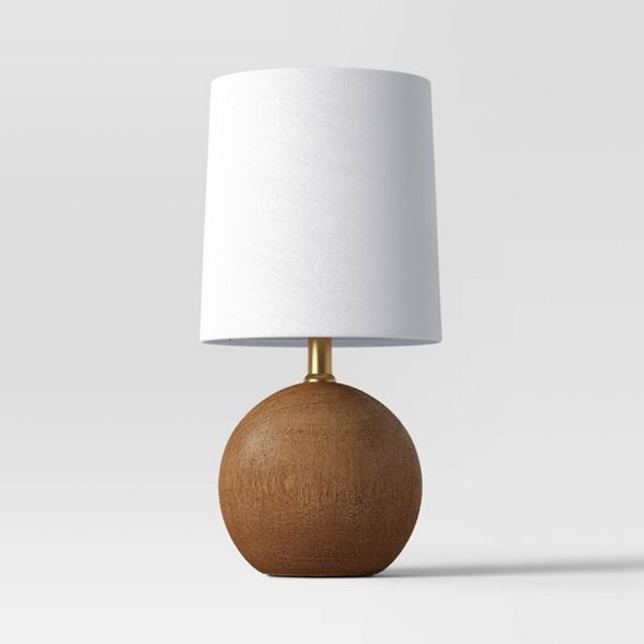 Wooden Mini Table Lamp with Circle Base - Threshold™ | Target