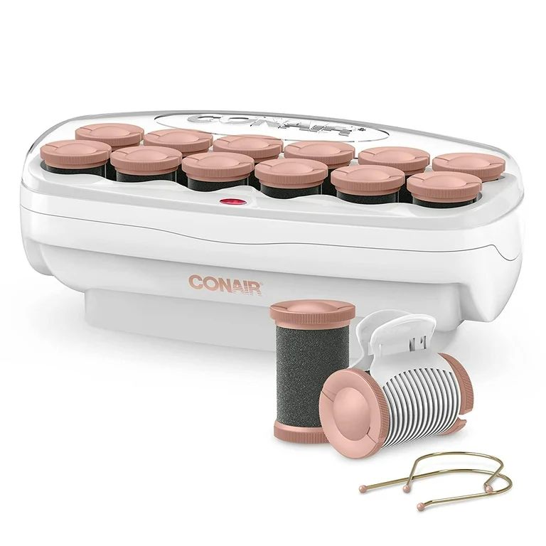 Conair Big Curls and Waves Jumbo Ceramic Hot Rollers with Bonus: Super Clips Included CHV12XN | Walmart (US)