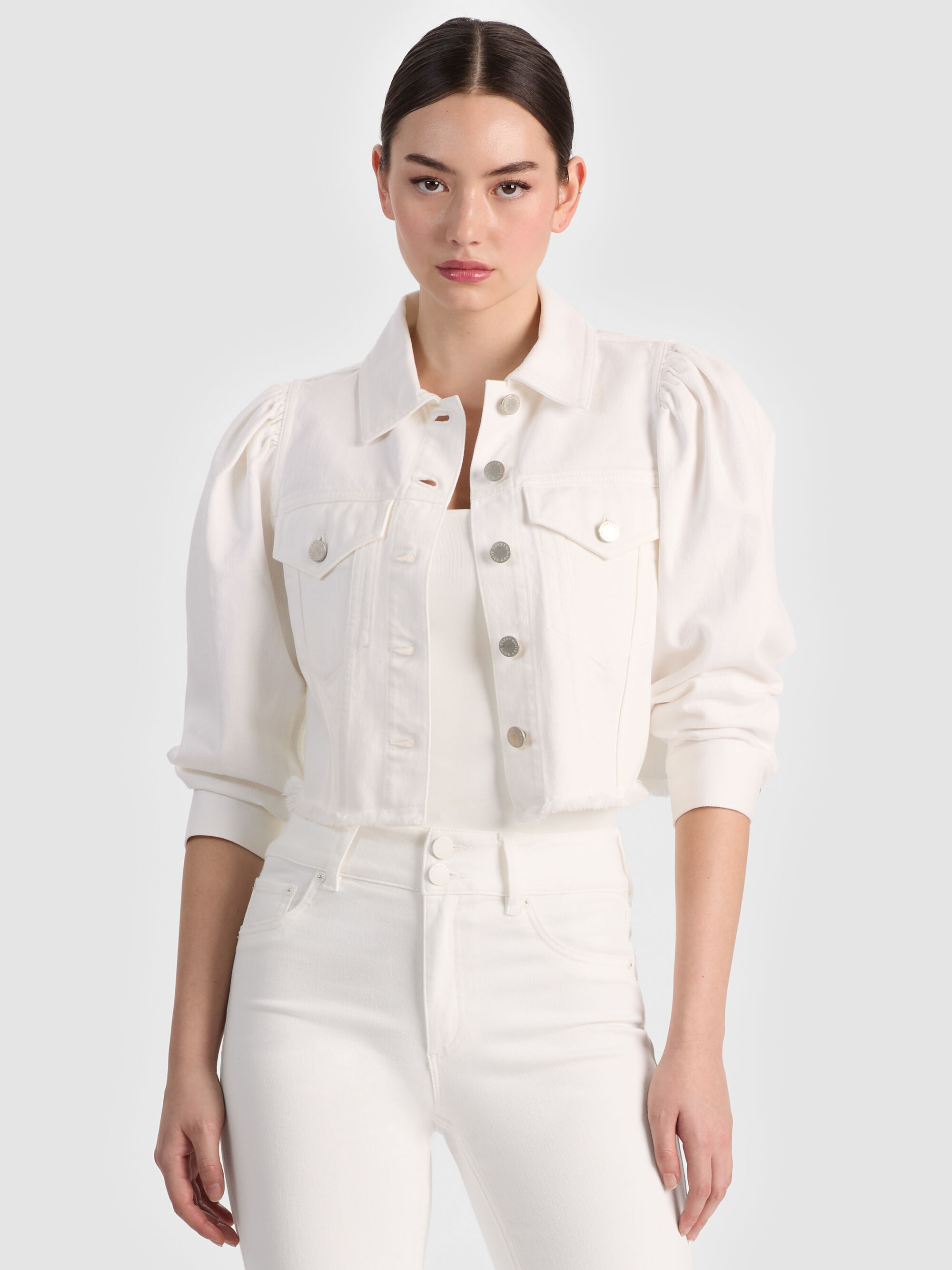 LANA DENIM JACKET | Alice + Olivia
