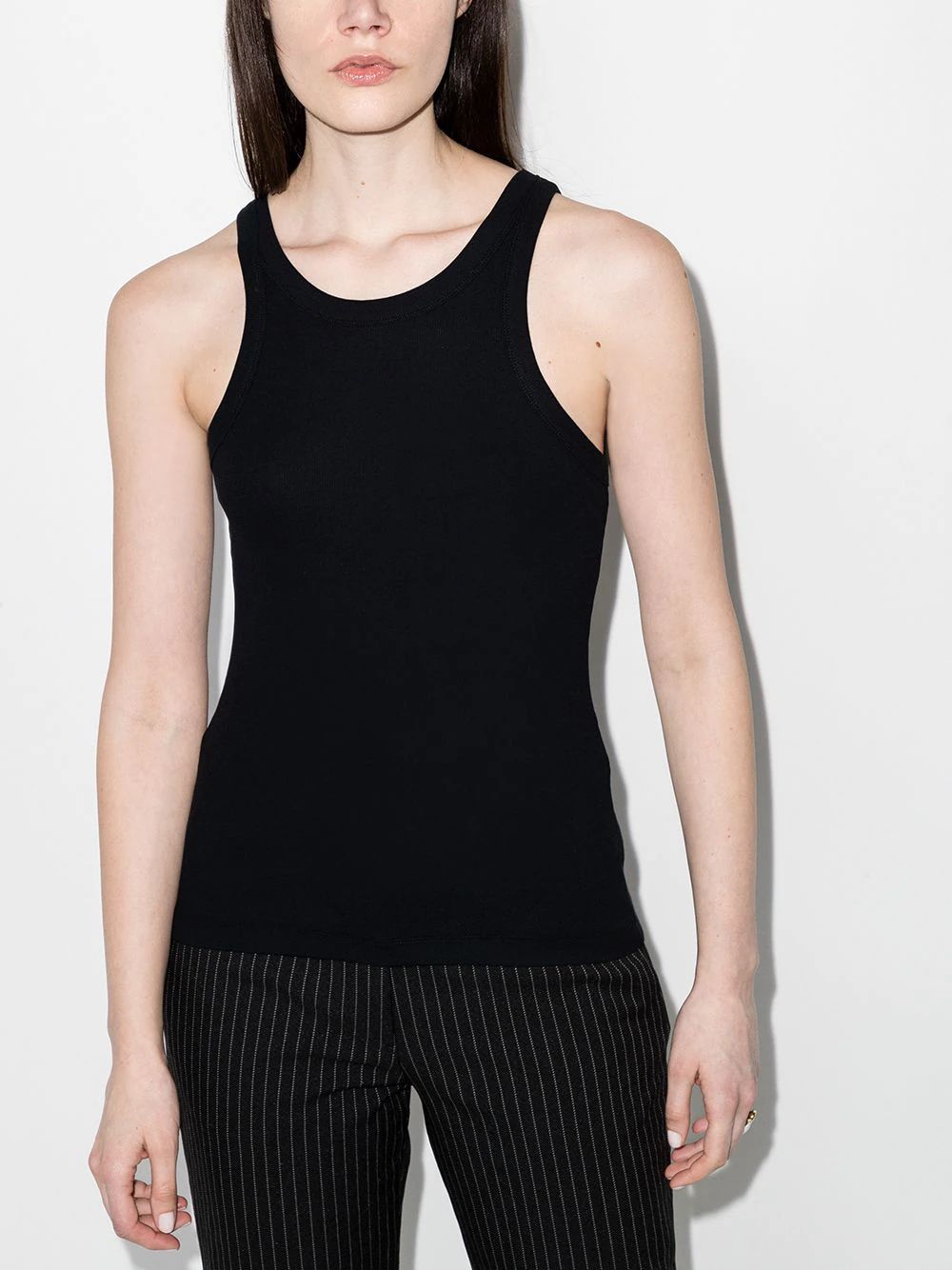 Totême Racer Style Ribbed Vest - Farfetch | Farfetch Global