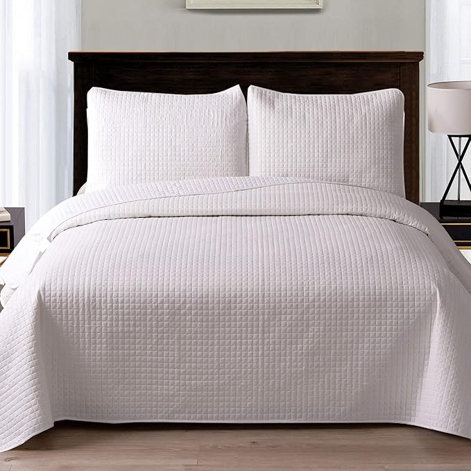 Exclusivo Mezcla Ultrasonic 3-Piece Full/Queen Size Quilt Set with Pillow Shams, Lightweight Beds... | Amazon (CA)
