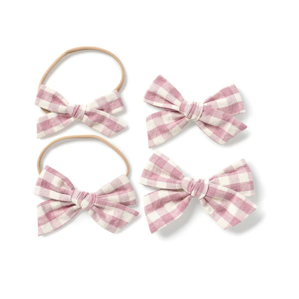 Purple Classic Gingham Poppy | Little Poppy Co