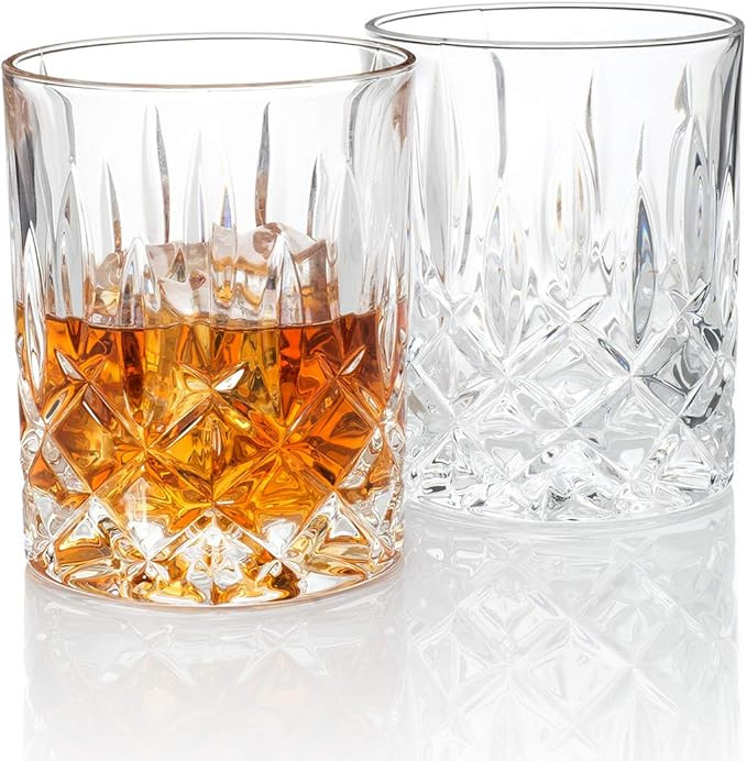 Hotel Astor "Men's Bar" Crystal Whiskey Glass 2-Piece Set (Gift Box Collection) | Amazon (US)