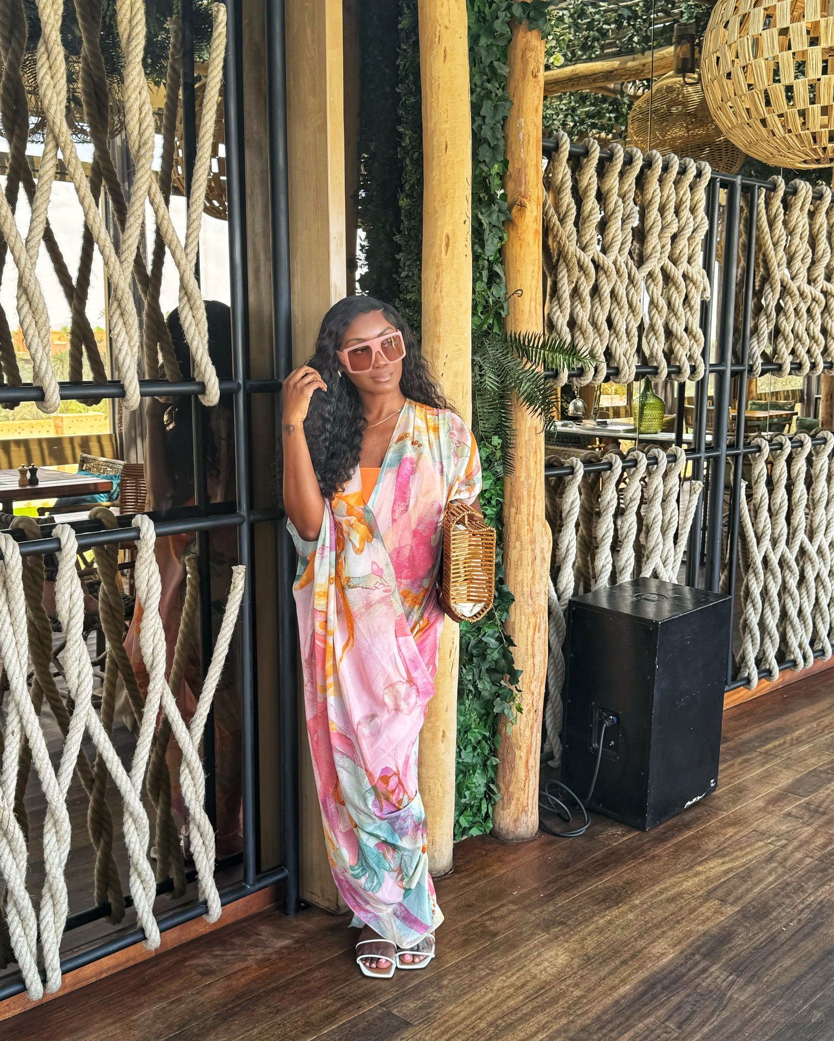 Soft and pretty vibes in #AndreaIyamah. Traveling with pieces from #BlackOwned brands is an absolute must for me and AI is one of my favorite go to’s. This kaftan is light, flowy and has a blend of beautiful colors for the warm weather.  

#LTKSwim #LTKSeasonal #LTKStyleTip