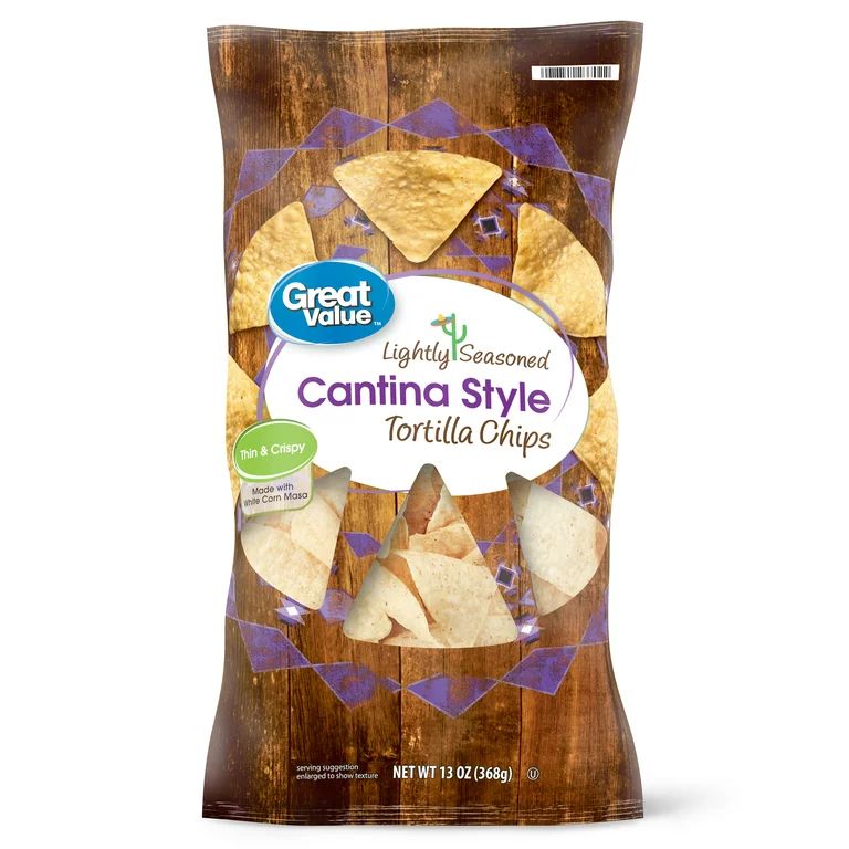 Great Value Thin & Crispy Cantina Style Tortilla Chips, 13 oz | Walmart (US)