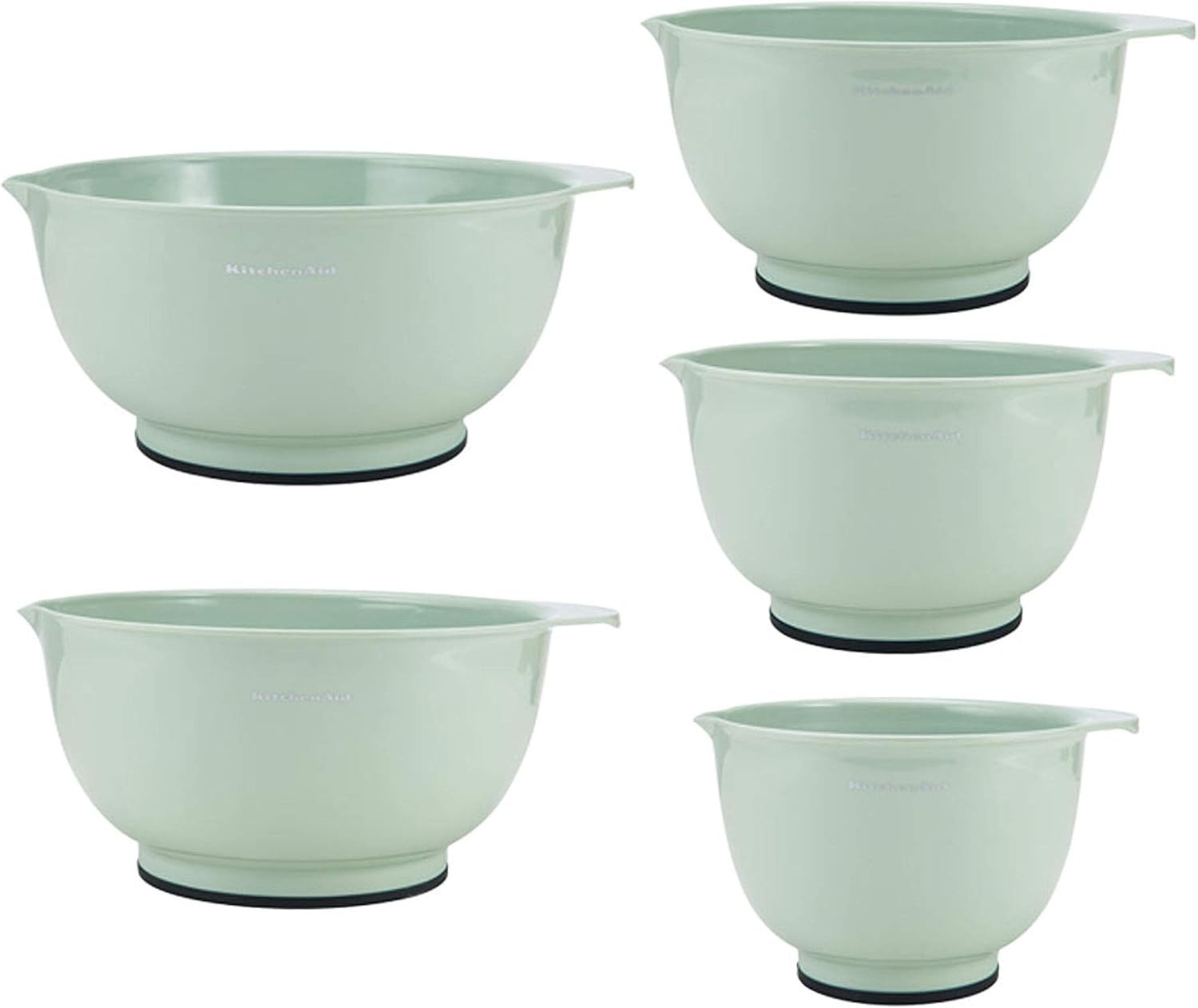 KitchenAid - KE178OSPIA KitchenAid Classic Mixing Bowls, Set of 5, Pistachio | Amazon (US)